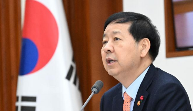 구윤철 부총리 겸 재정경제부 장관이 26일 서울 종로구 정부서울청사에서 열린 대외경제장관회의를 주재, 모두발언을 하고 있다. (기획재정부)