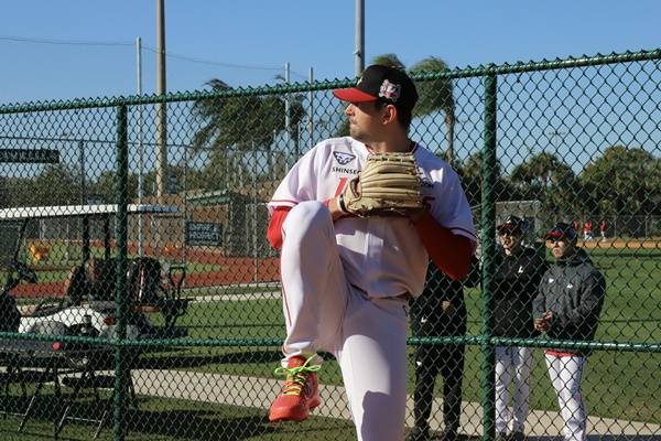 SSG 베니지아노, 첫 불펜 피칭 실시…투구 내용 만족…이지영과 합 잘 맞아