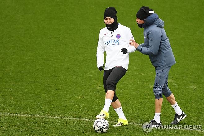 허벅지 다친 PSG 이강인, 팀 훈련 복귀…UCL 뉴캐슬전은 결장
