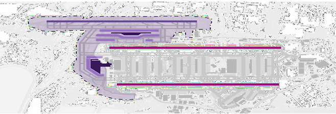 ▲&nbsp;히스로공항 제3활주로 설계도.