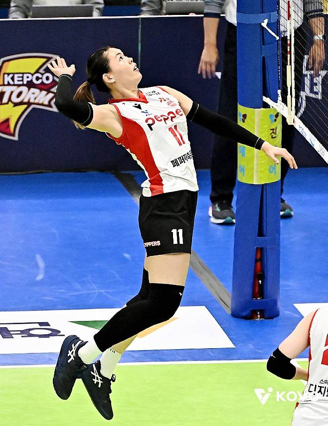 공격 중인 시마무라. KOVO 제공