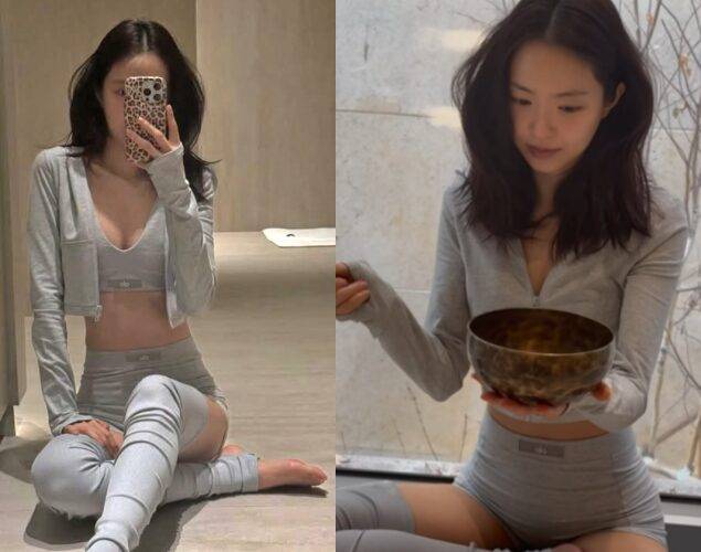 손나은이 요가복 자태를 공개했다. 사진=손나은 인스타그램