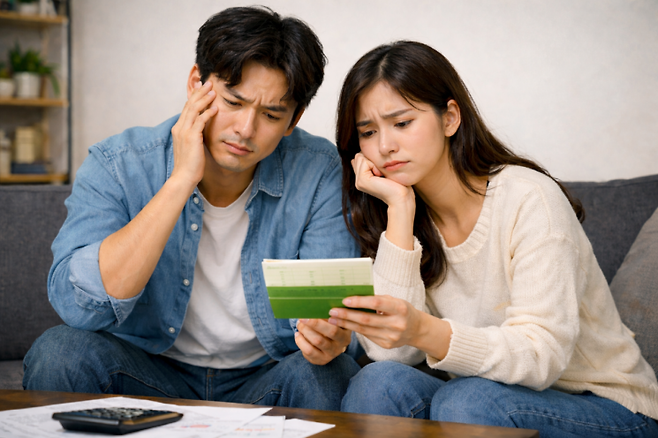 신규 예대금리차 4개월 연속 축소에도 체감한파는 여전한 것으로 드러났다. 챗GPT 생성이미지