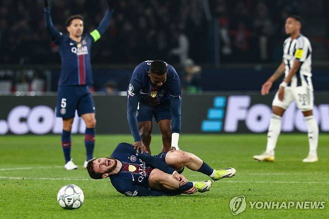 PSG, 뉴캐슬과 비기며 16강 직행 무산…플레이오프로 향한다