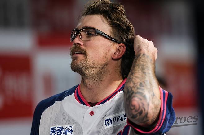 ▲ 지난해 키움 히어로즈에서 뛰었던 라클란 웰스 ⓒ 키움 히어로즈