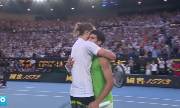 즈베레프와 알카라스(사진=호주오픈)