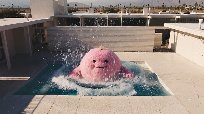 그록 이매진으로 생성된 영상에서 캡처된 장면.