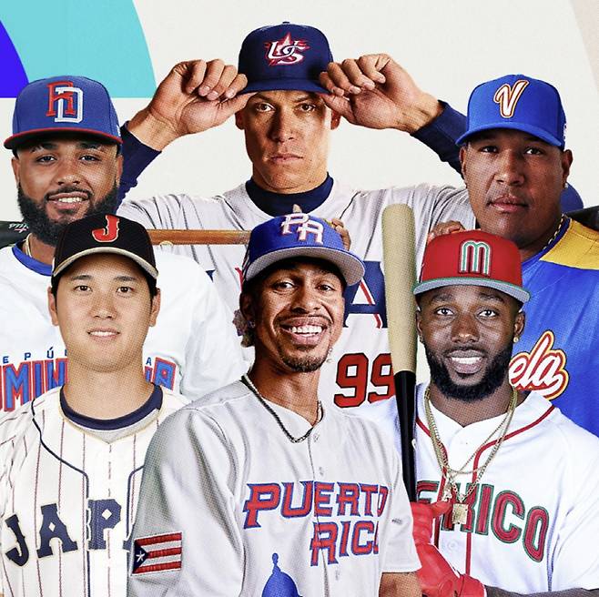 3월 5일 개막하는 제6회 WBC는 각국이 메이저리그에서 뛰는 최고의 선수들로 대표팀을 구성해 더욱 흥미를 끈다. 사진=MLB 공식 X 계정