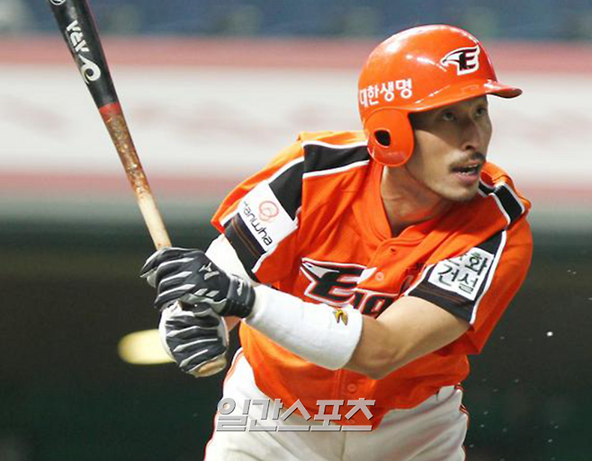 한화에서 외야수로 뛰었던 김경언. [사진 일간스포츠 DB]