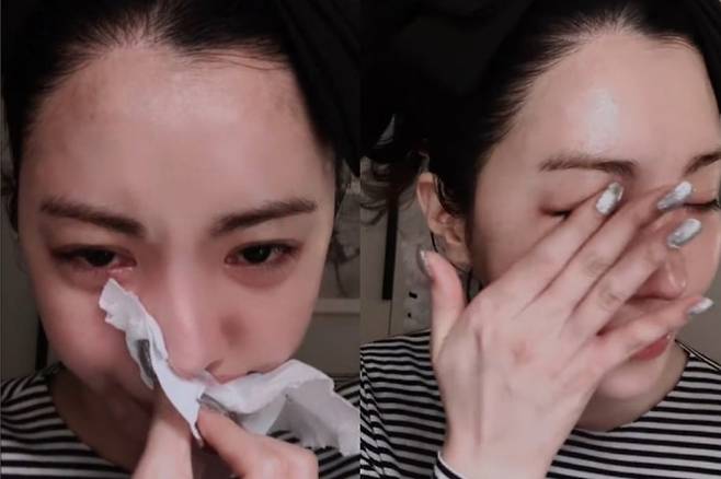 “살기 너무 힘들어”…리지, 라이브 방송 중 극심한 우울감 토로 ‘눈물’