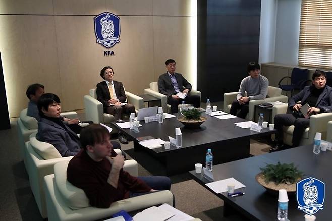 지난 2018년 대한축구협회 국가대표선임위원회 모습. /사진=대한축구협회 제공
