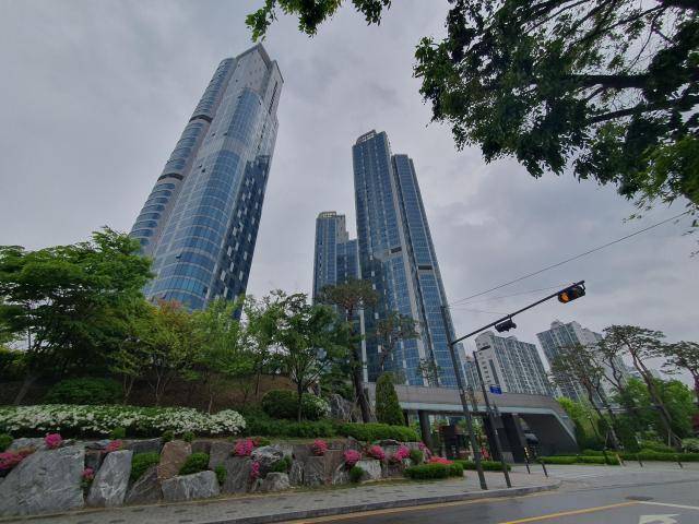 성동구 성수동 트리마제 전경. [사진=우주성 기자]