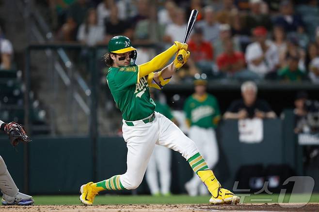 제이컵 윌슨이 애슬레틱스와 7년 계약에 합의했다. ⓒ AFP=뉴스1