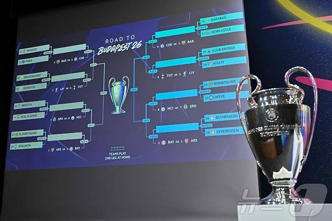 PSG, UCL 16강 PO 모나코와 대결…벤피카는 레알과 또 만나