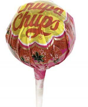 츄파춥스 사탕과 로고. 츄파춥스