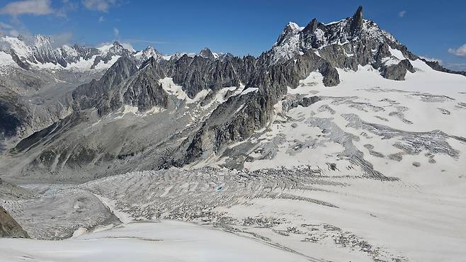 몽블랑 빙하./박병원 제공