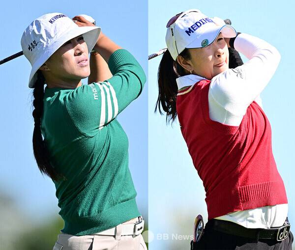 미국여자프로골프(LPGA) 투어 2026시즌 개막전 힐튼 그랜드 베케이션스 토너먼트 오브 챔피언스에 출전한 양희영, 김아림 프로. 사진제공=ⓒAFPBBNews = News1 (사진을 무단으로 사용하지 마십시오.)
