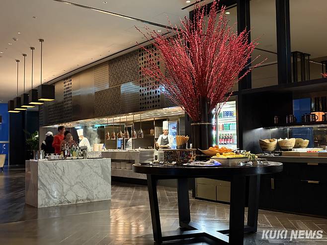 6층에 위치한 클럽 라운지 내부 모습. 심하연 기자