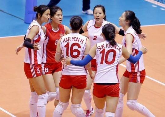 2023년 항조우 아시안게임에서 북한 선수 경기 모습