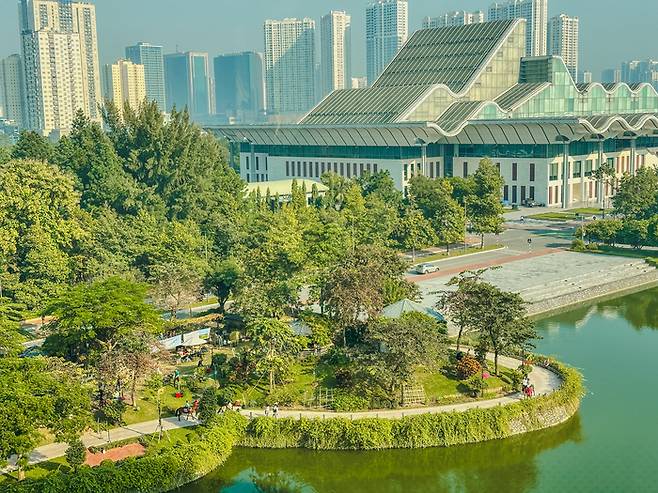 객실에서 바라본 전망 / 사진=권효정 여행+ 기자