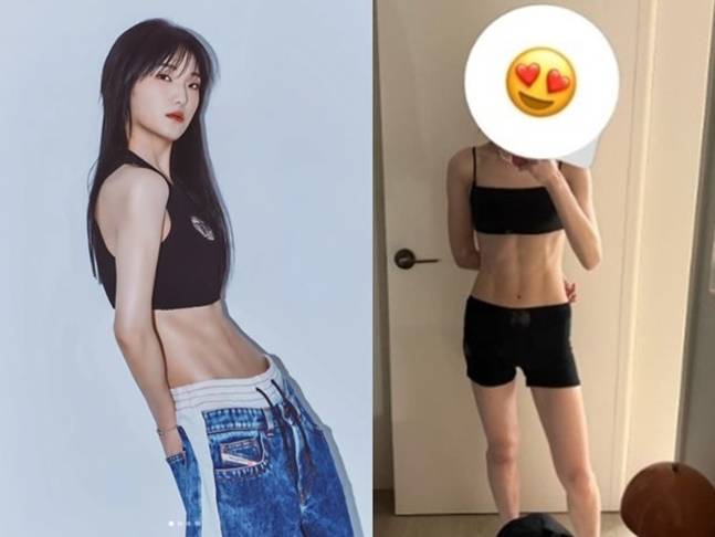 먹방 유튜버 히밥은 운동으로 날씬하고 탄탄한 몸매를 유지하고 있다. 사진=히밥 SNS