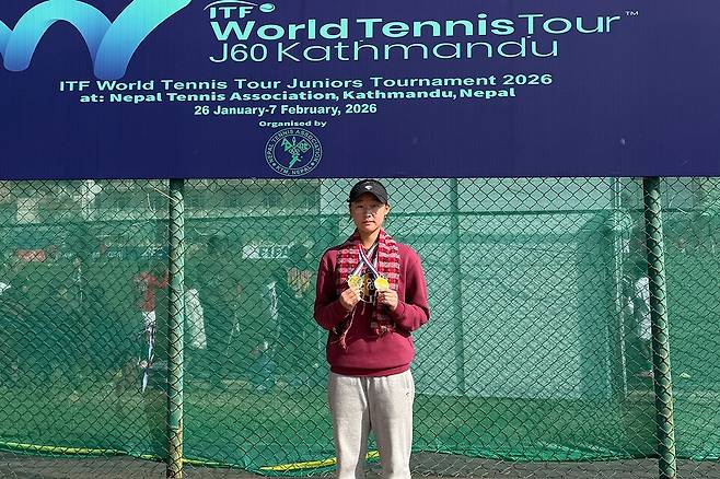 J60 카트만두대회에서 우승한 김서현