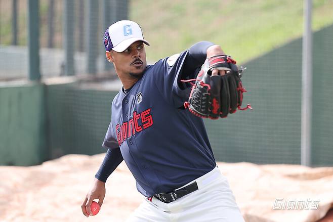 ▲ 엘빈 로드리게스 ⓒ롯데 자이언츠