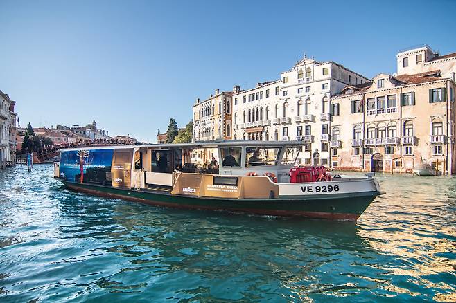 베네치아의 수상버스 바포레토. GETTYIMAGES