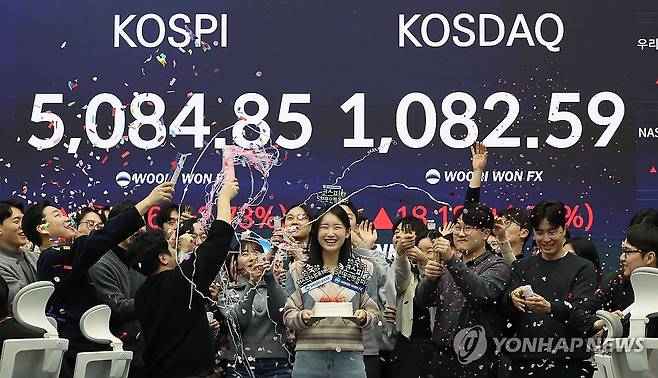 코스피와 코스닥은 '오천피·천스닥' [연합뉴스 자료사진. 재판매 및 DB 금지]