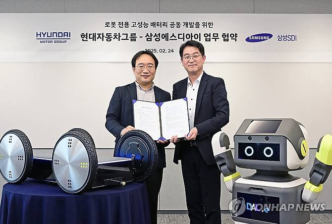 현대차그룹-삼성SDI, 업무협약 체결 [현대차·기아 제공. 재판매 및 DB 금지]
