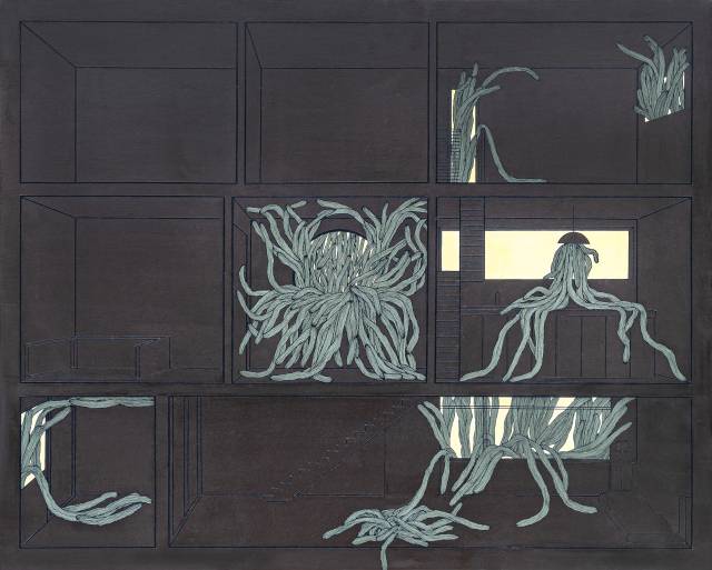 김유리, cross section black, 2024. 낭만시간연구소 제공