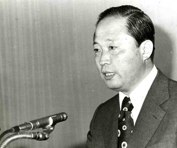 민청학련 사건 수사 발표하는 신직수 중앙정보부장 1974. 4. 25. 연합뉴스 DB