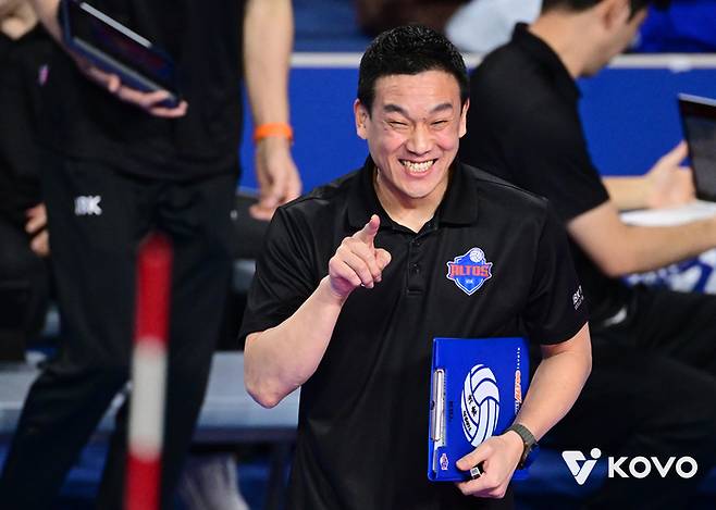 기업은행 여오현 감독대행. 제공 | 한국배구연맹