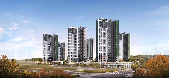 화성 남양뉴타운 우미 린 에듀하이 투시도 [우미건설]