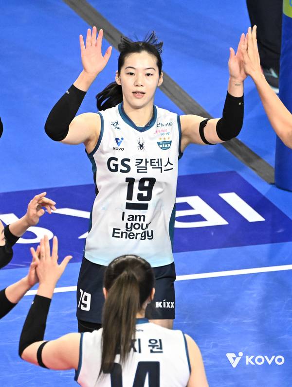 유서연은 이날 50%가 넘는 공격 성공률과 함께 13득점 올렸다. 사진 제공= KOVO