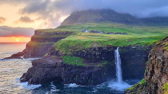 ▲ 페로제도 물라포수르 폭포. 김창종 변호사 제공
