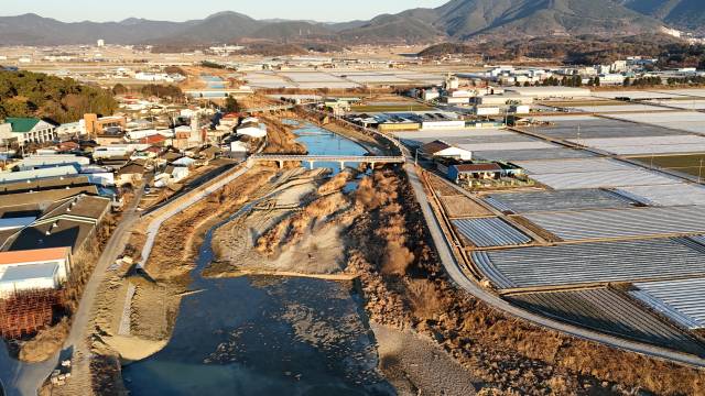 창녕 대지면 토평천 수변 둘레길 조성사업./창녕군/