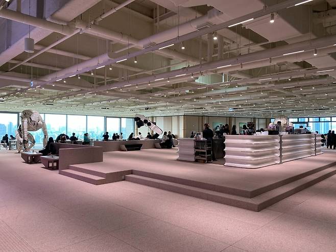 아이아이컴바인드 본사 사옥 내 직원 휴게 공간 [아이아이컴바인드 제공]