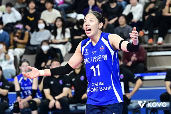 육서영은 이날 무릎 통증으로 결장한다. 사진 제공= KOVO