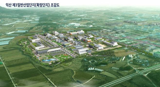 익산시가 2028년 10월 준공을 목표로 추진하고 있는 '제3일반산업단지 확장 조성사업' 조감도./사진제공=익산시