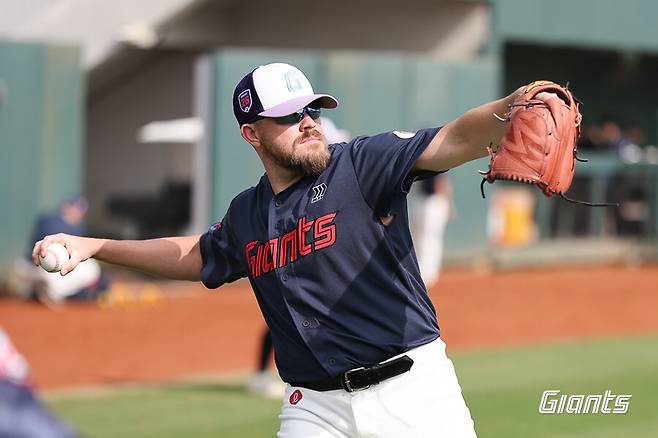 ▲ 제레미 비슬리 ⓒ롯데 자이언츠