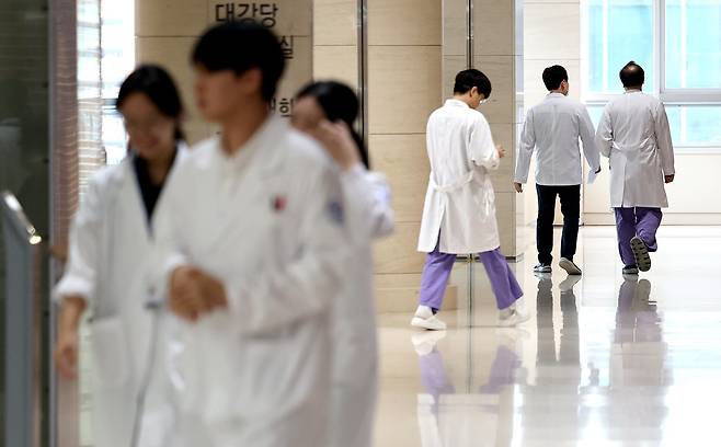 의과대학 증원 정책에 반발해 집단 사직했던 전공의들이 수련병원에 복귀하고 있다. 뉴시스