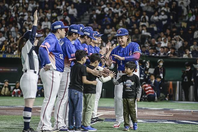 ▲ 한국을 꺾고 WBC 8강행에 도전하는 대만 야구 대표팀 ⓒWBSC