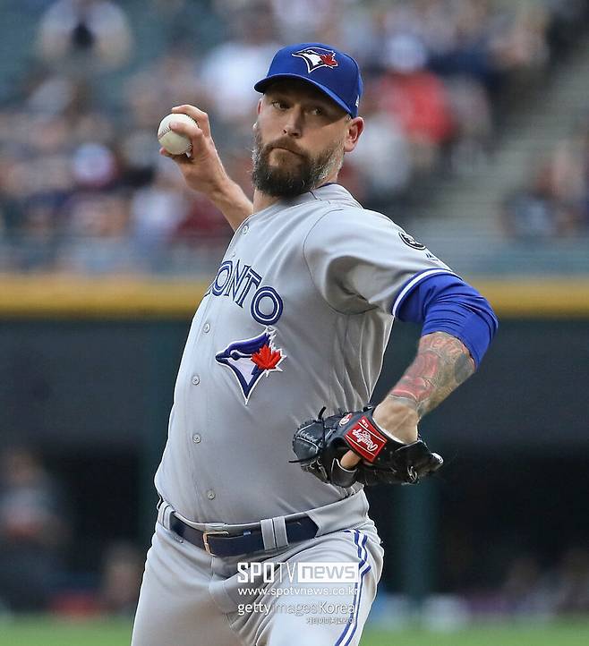 ▲ 2018년 토론토 블루제이스 시절.