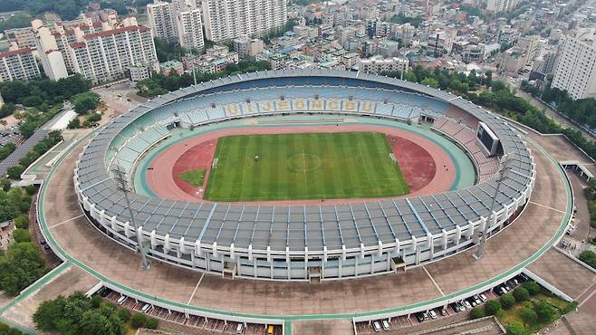 의정부종합운동장 전경. <의정부도시공사 제공>