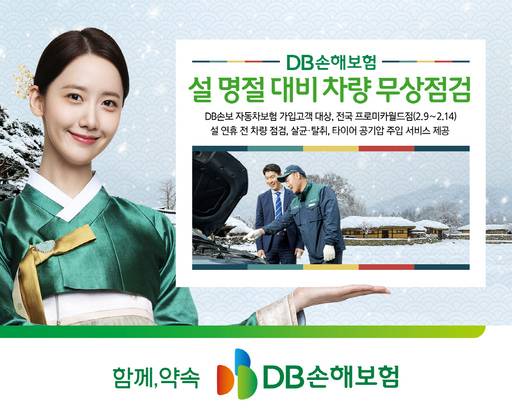 DB손해보험 설 명절 대비 차량 무상점검 이미지./DB손해보험