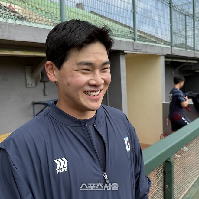 박찬형이 웃어 보이고 있다. 타이난 | 박연준 기자 duswns0628@sportsseoul.com