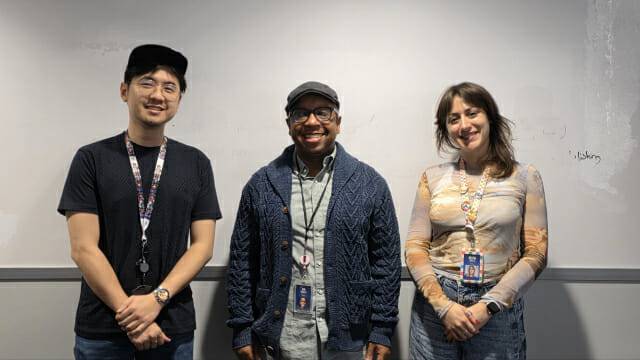 (좌측부터) 대릴 탄 수석 캐릭터 컨셉 아티스트, 디온 로저스 아트 디렉터, 멜리사 켈리 캐릭터 아티스트(사진=지디넷코리아).