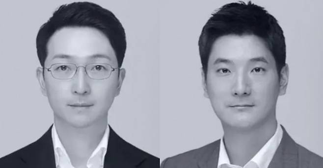 김철환(왼쪽)·조은철 공동 대표. CVC캐피탈 홈페이지 캡쳐.