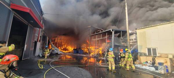 화재 현장. 경기북부소방재난본부 제공